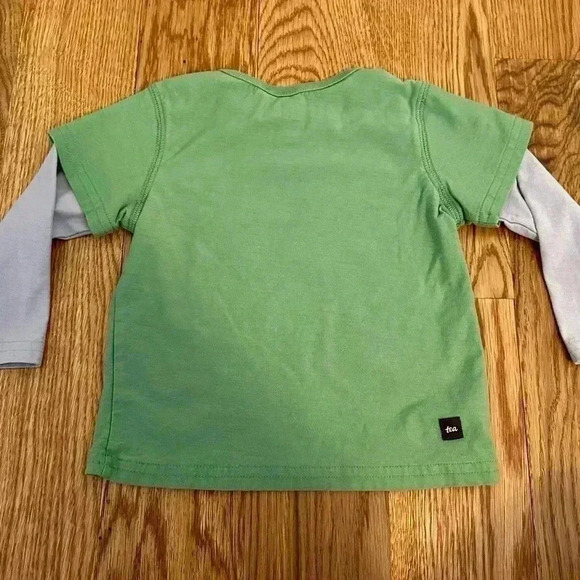 Tea Collection Green Owl Shirt baby size 9-12 months - Picture 6 of 8